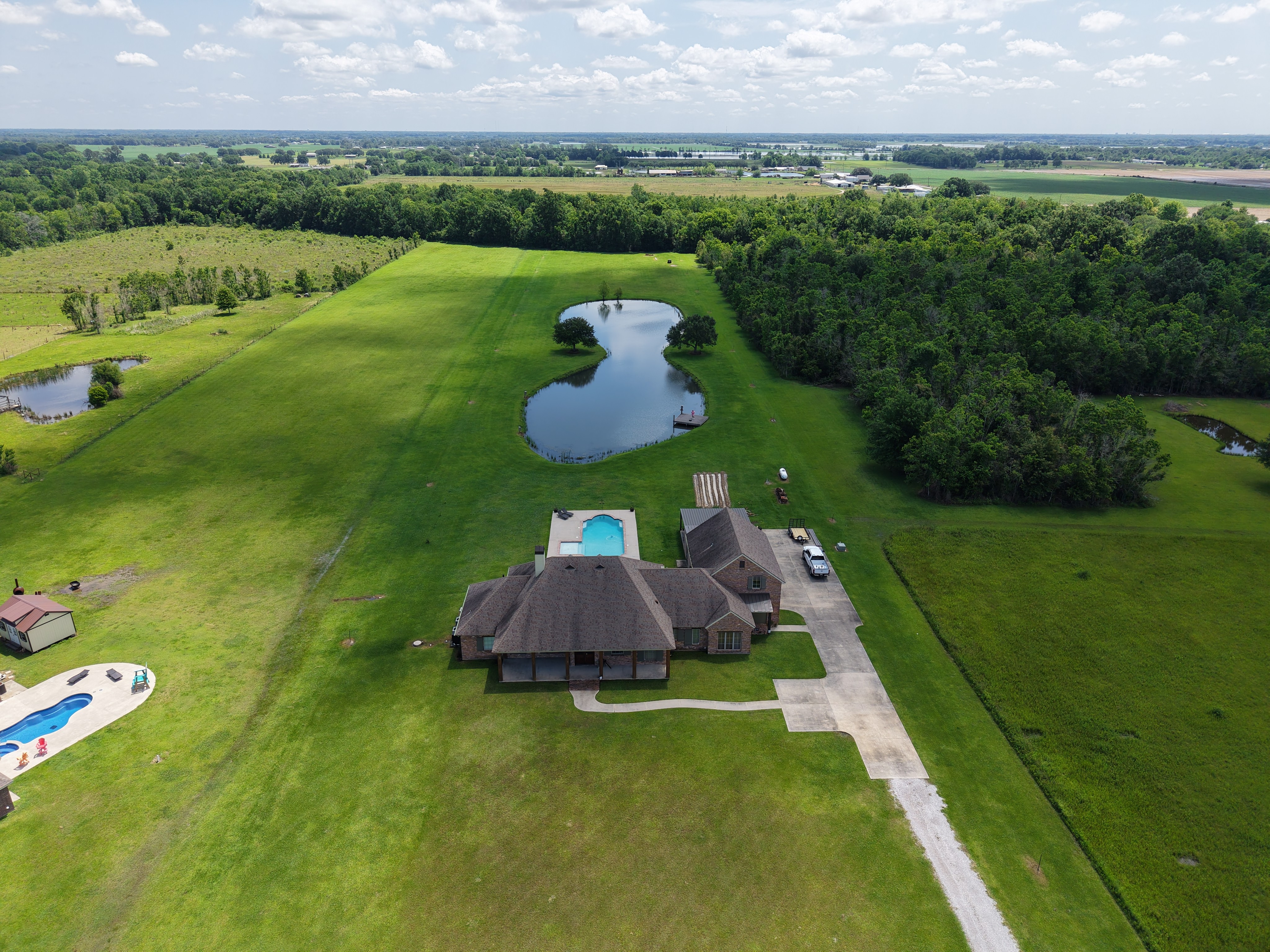Home Aerial Drone Shot